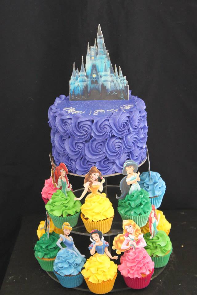 Disney Princess Cupcake Cake