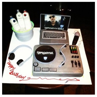 DJ Birthday Cake Ideas