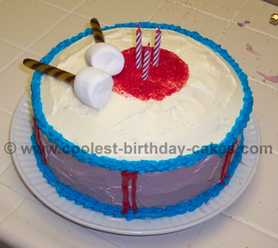 Drum Birthday Cake Ideas