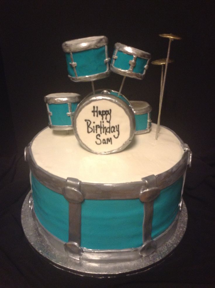 Drum Birthday Cake Ideas