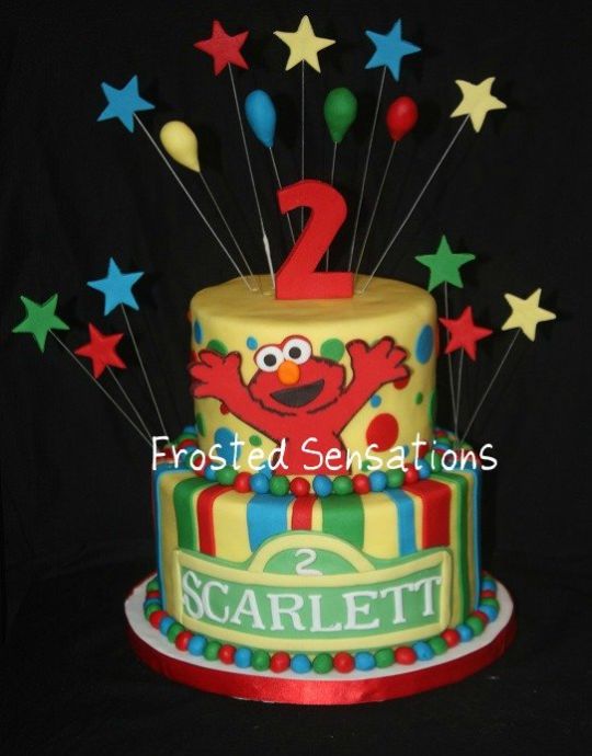 Elmo Birthday Cake