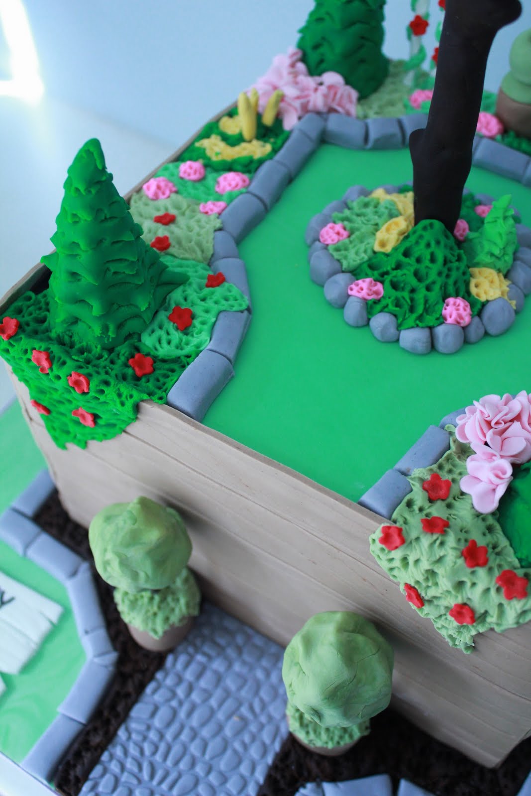 English Garden Birthday Cake