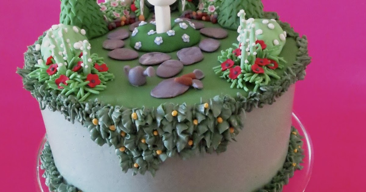 English Garden Birthday Cake