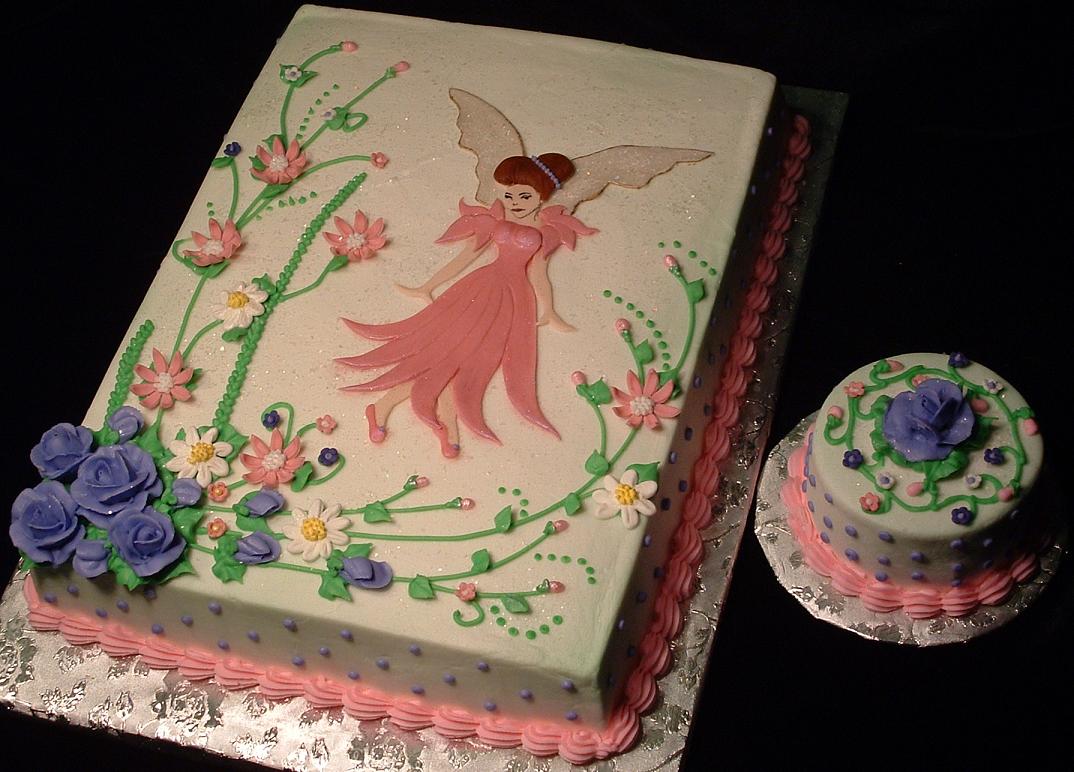 Fairy Birthday Sheet Cakes