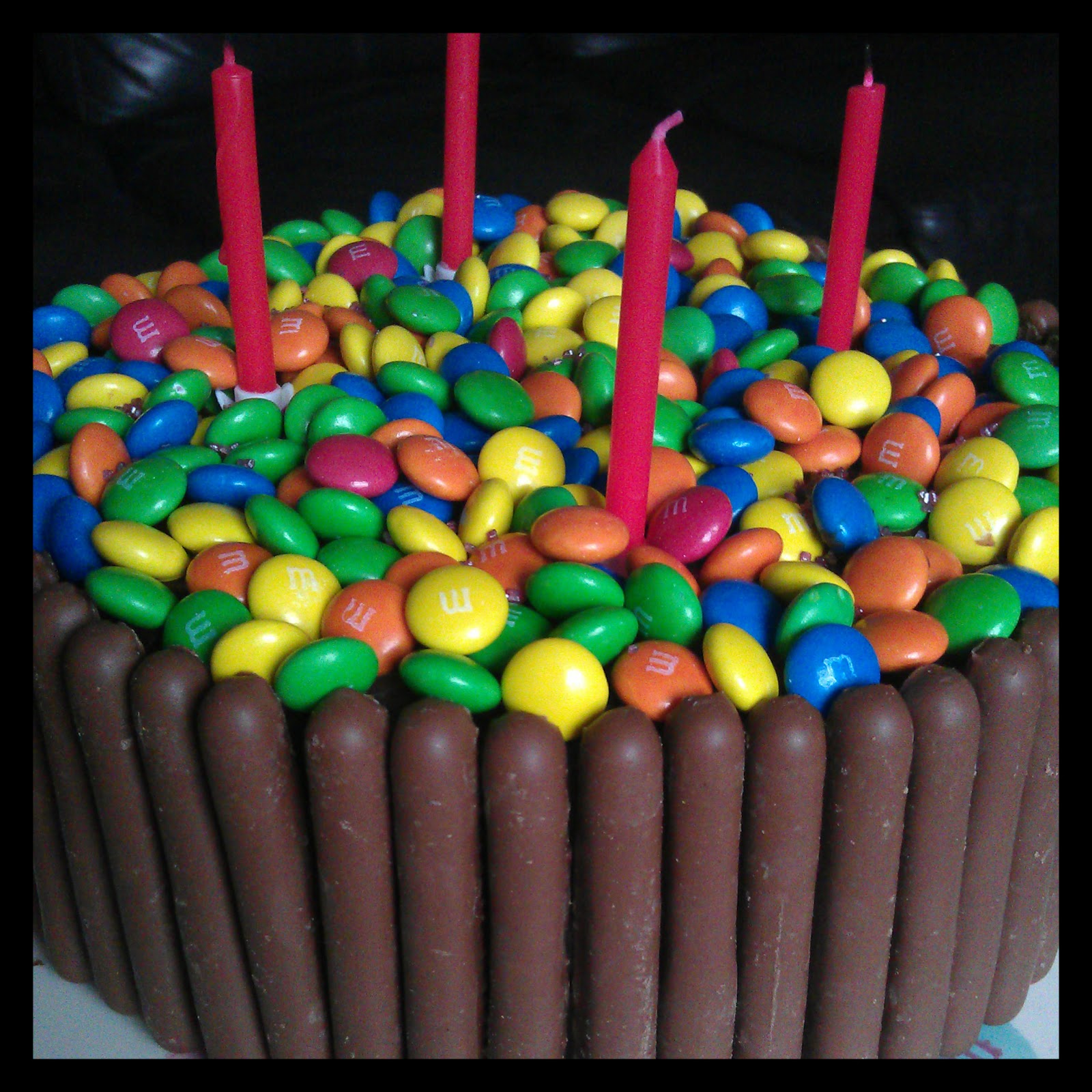 Finger Chocolate Cake Birthday