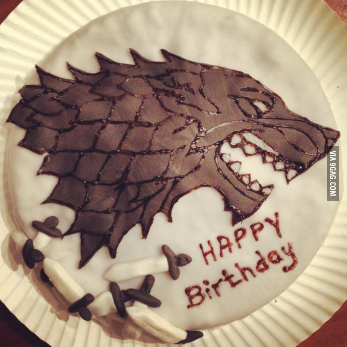 Game of Thrones Winter Is Coming Cake