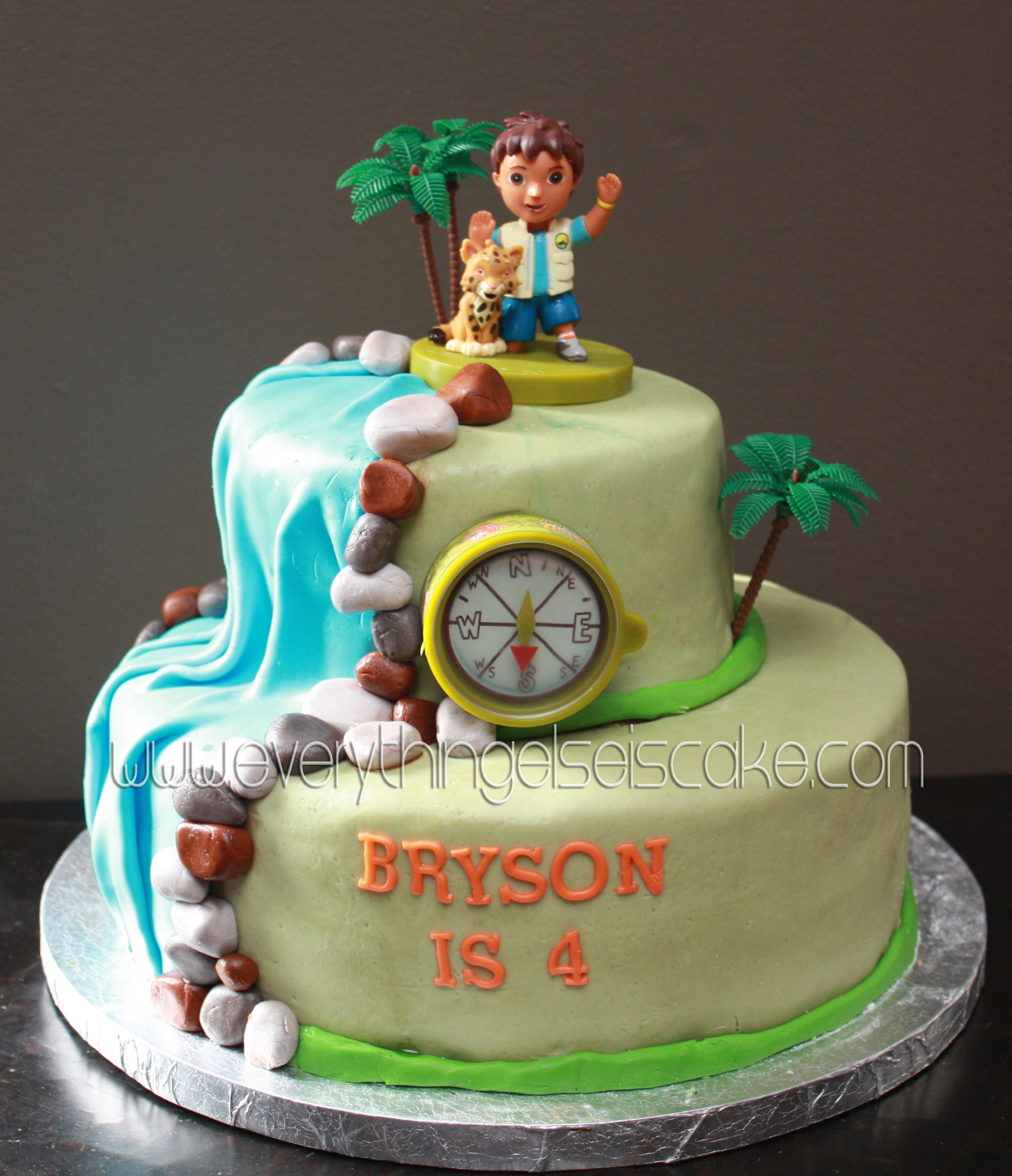 Go Diego Birthday Cake