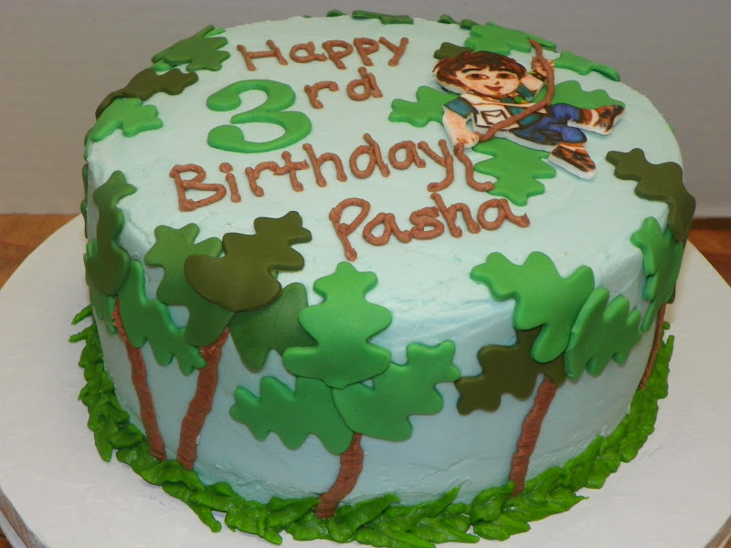 Go Diego Birthday Cake