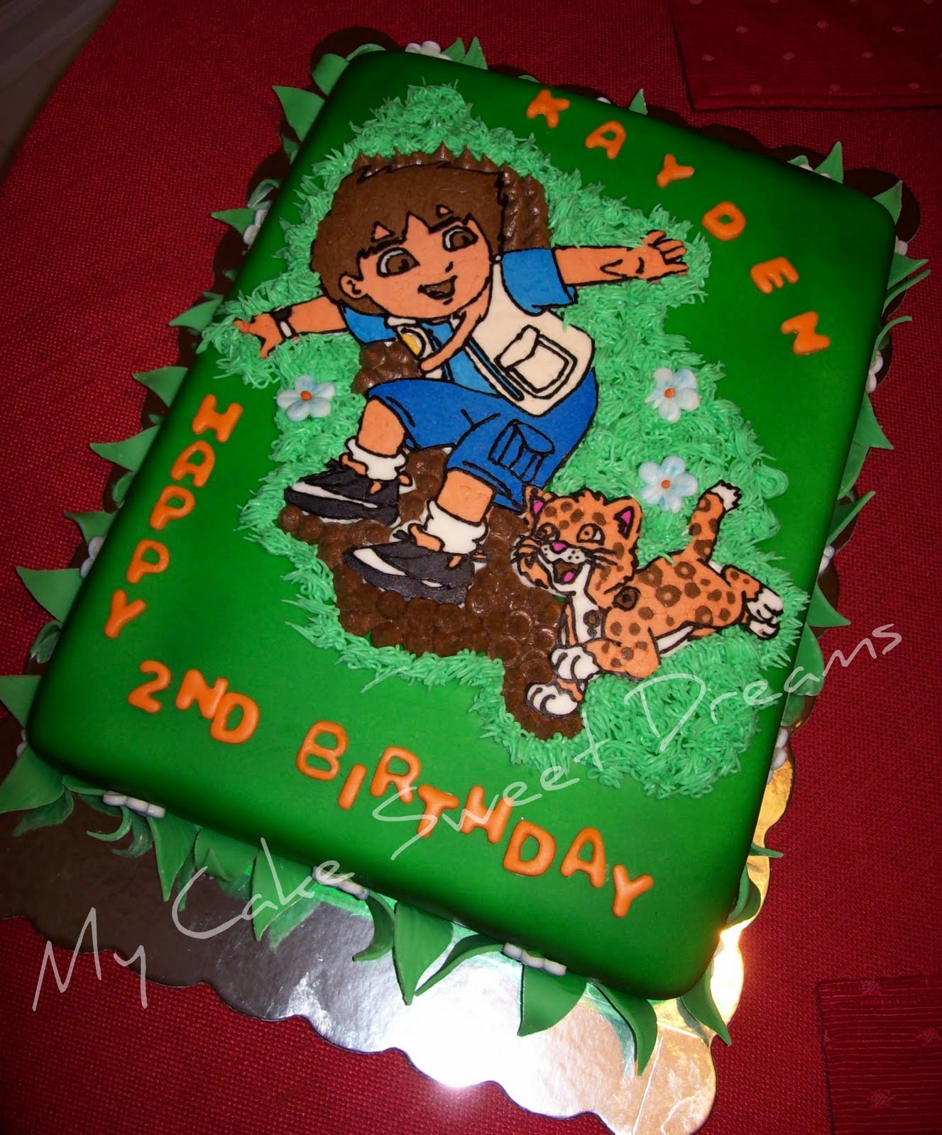 Go Diego Birthday Cake