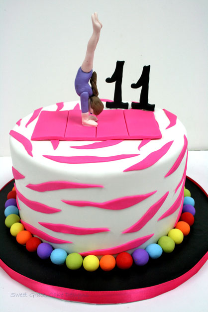 Gymnastics Birthday Cake Ideas