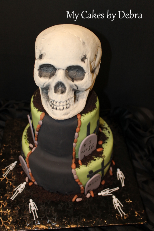 Halloween Theme Birthday Cake