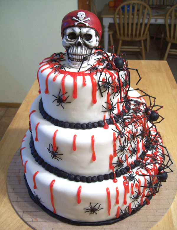 Halloween Theme Wedding Cakes