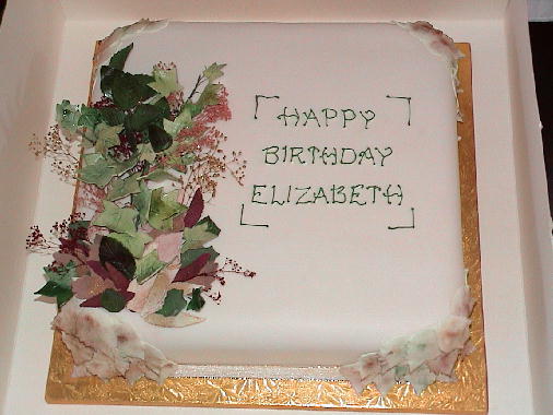 Happy Birthday Elizabeth Cake