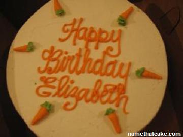 Happy Birthday Elizabeth Cake