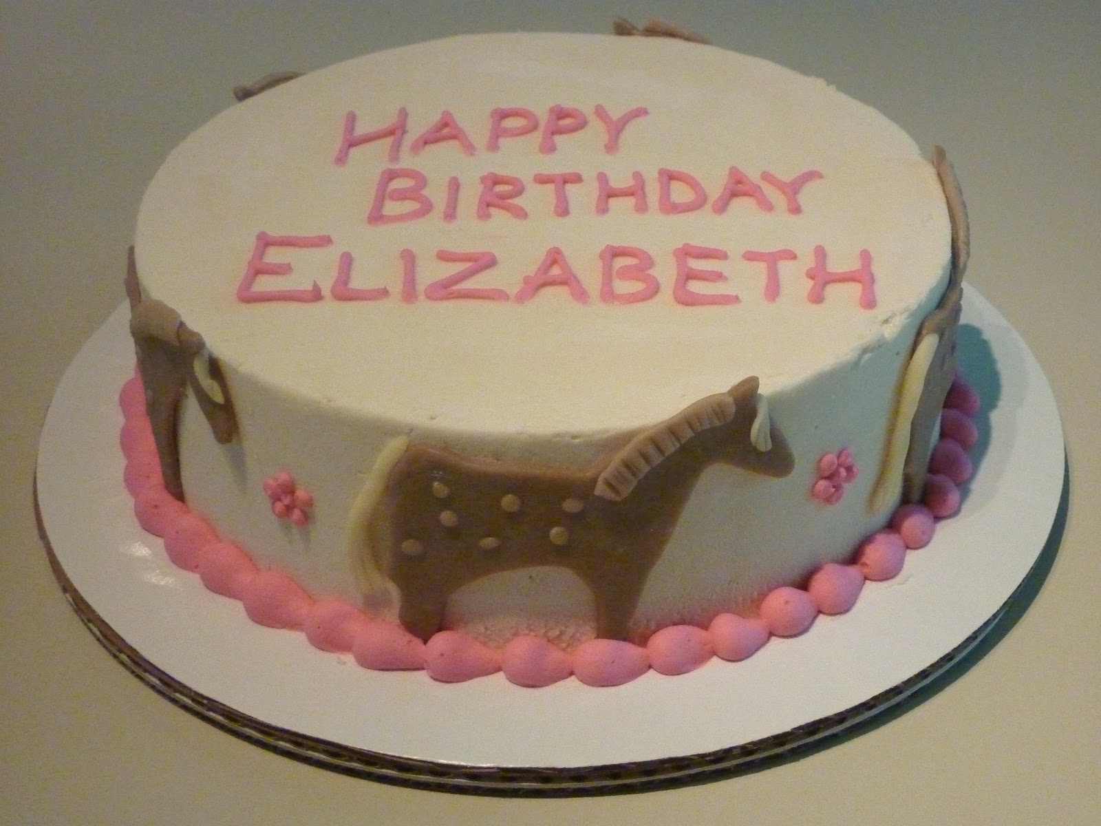 Happy Birthday Elizabeth Cake