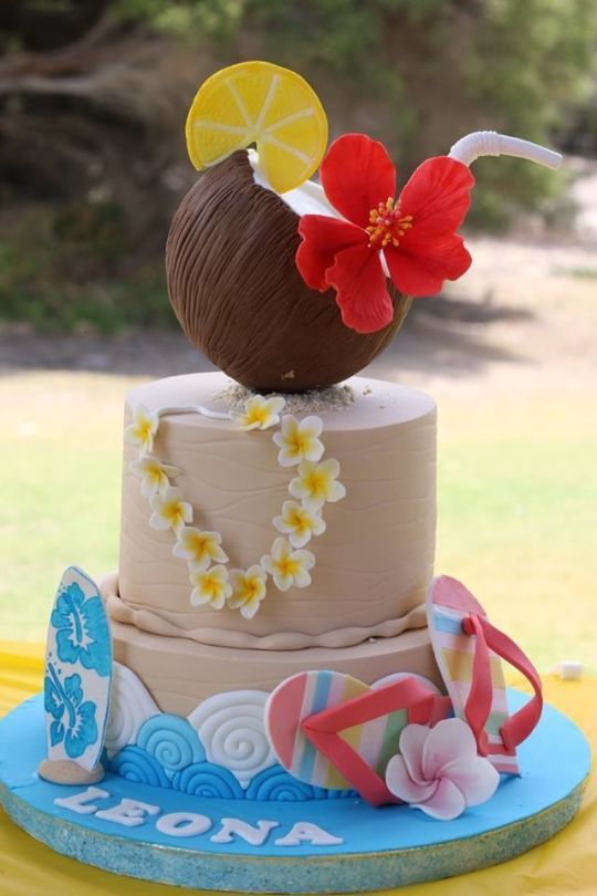 Hawaiian Birthday Cake