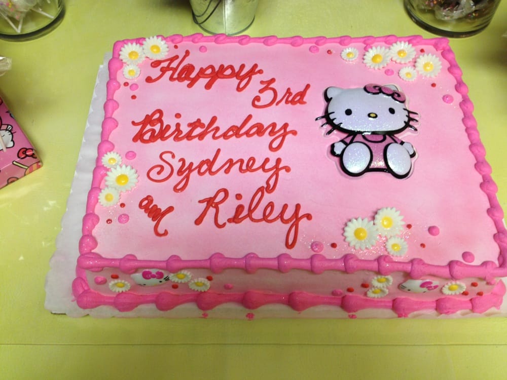 Hello Kitty Birthday Cake Chocolate