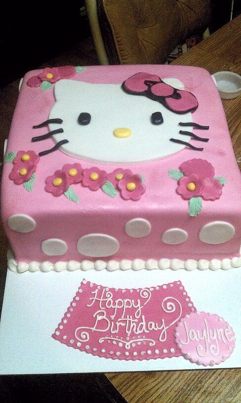 8 Photos of Hello Kitty Square Cakes