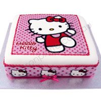 Hello Kitty Square Cake