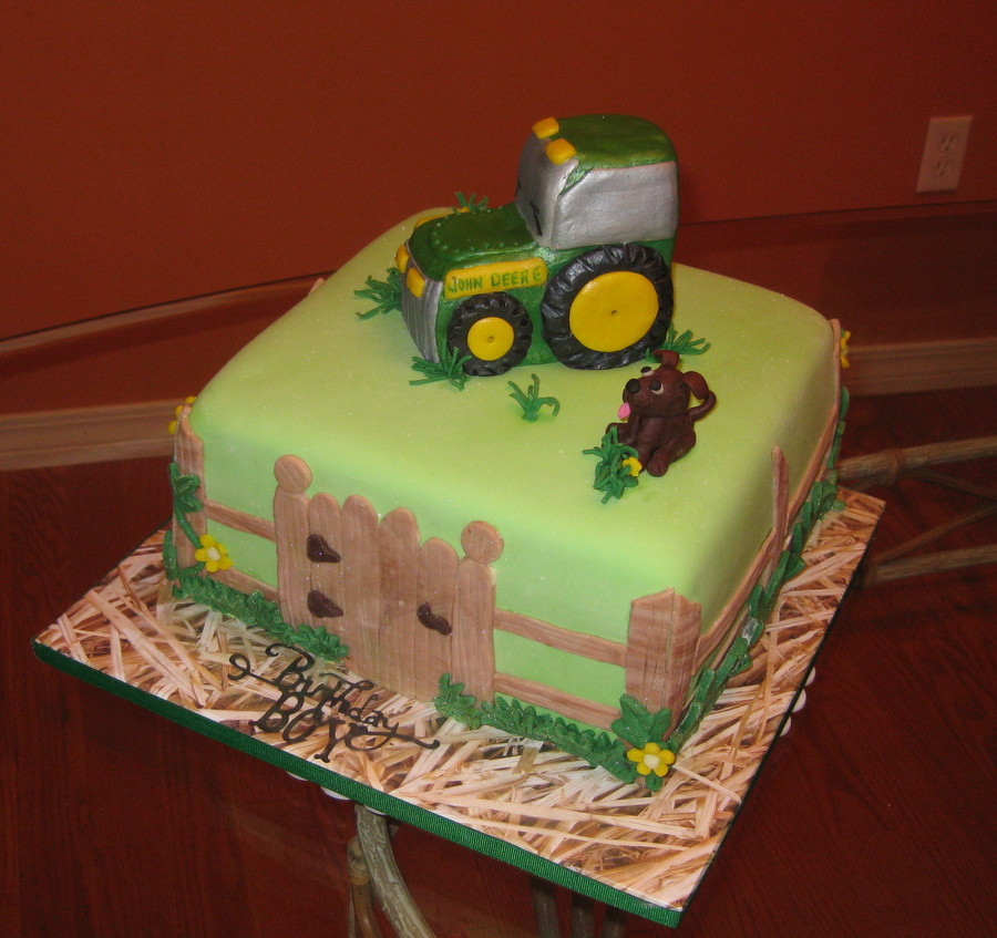 John Deere Birthday Cakes for Boys