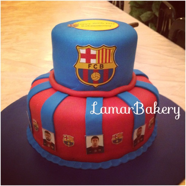 Messi Birthday Cake