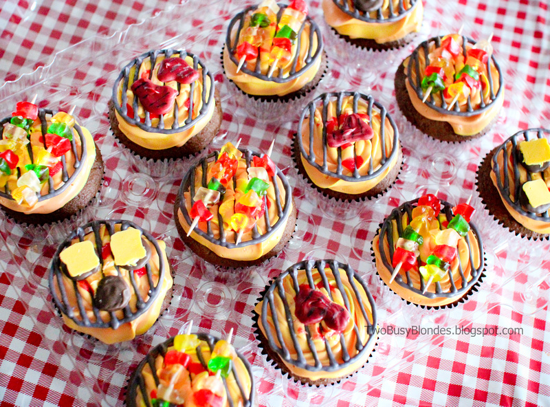 Mini BBQ Grill Cupcakes