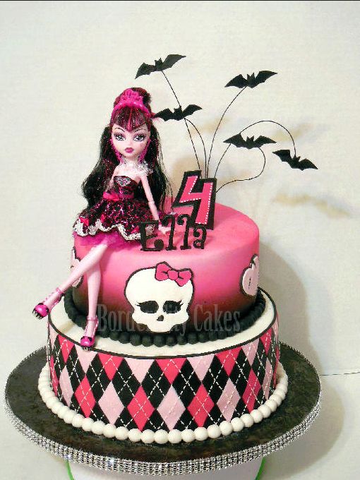 Monster High Doll Birthday Cake