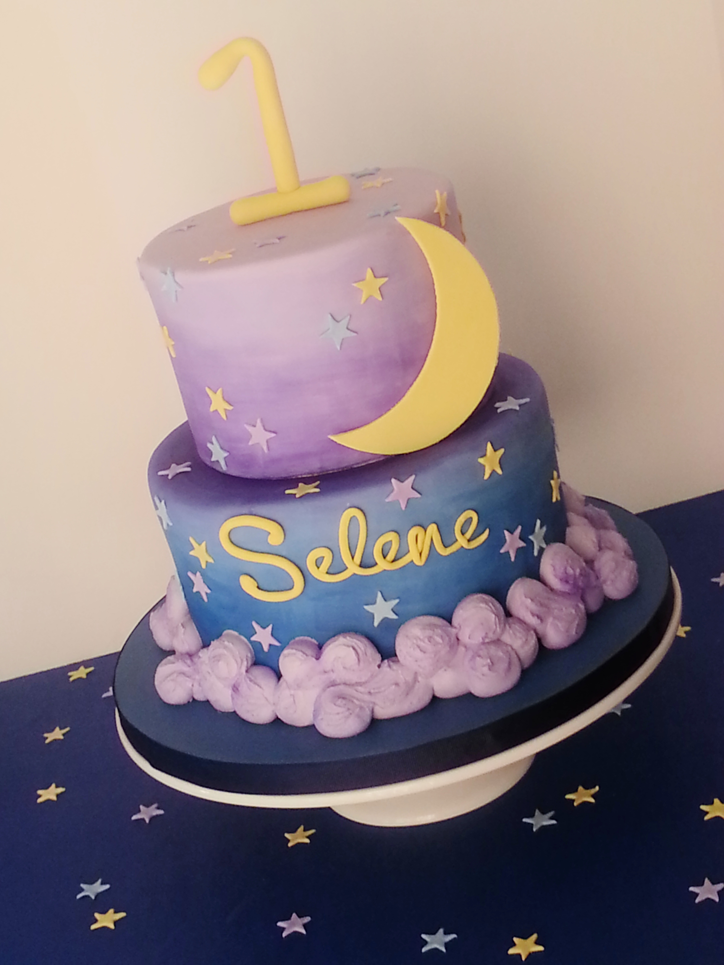 Moon and Stars Cake