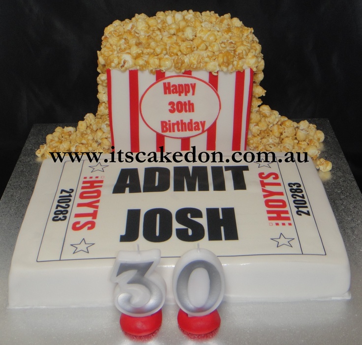 Movie Theater Birthday Cake