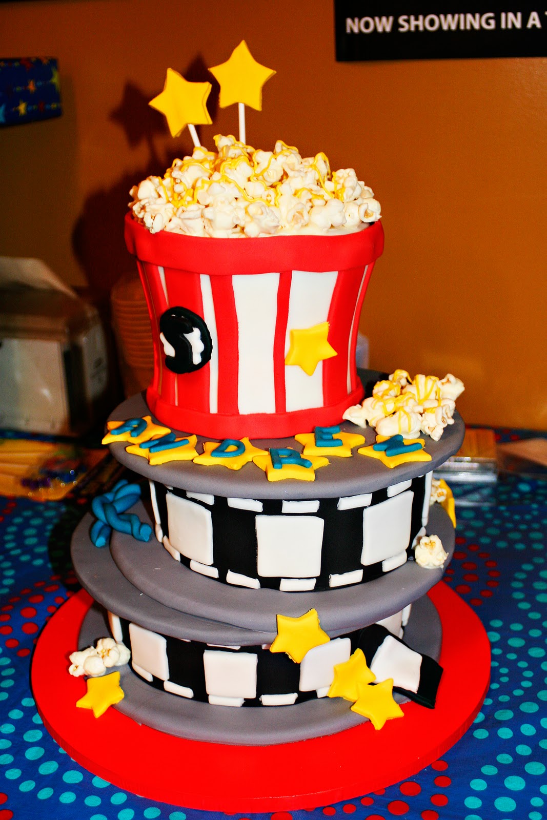 Movie Themed Birthday Cake