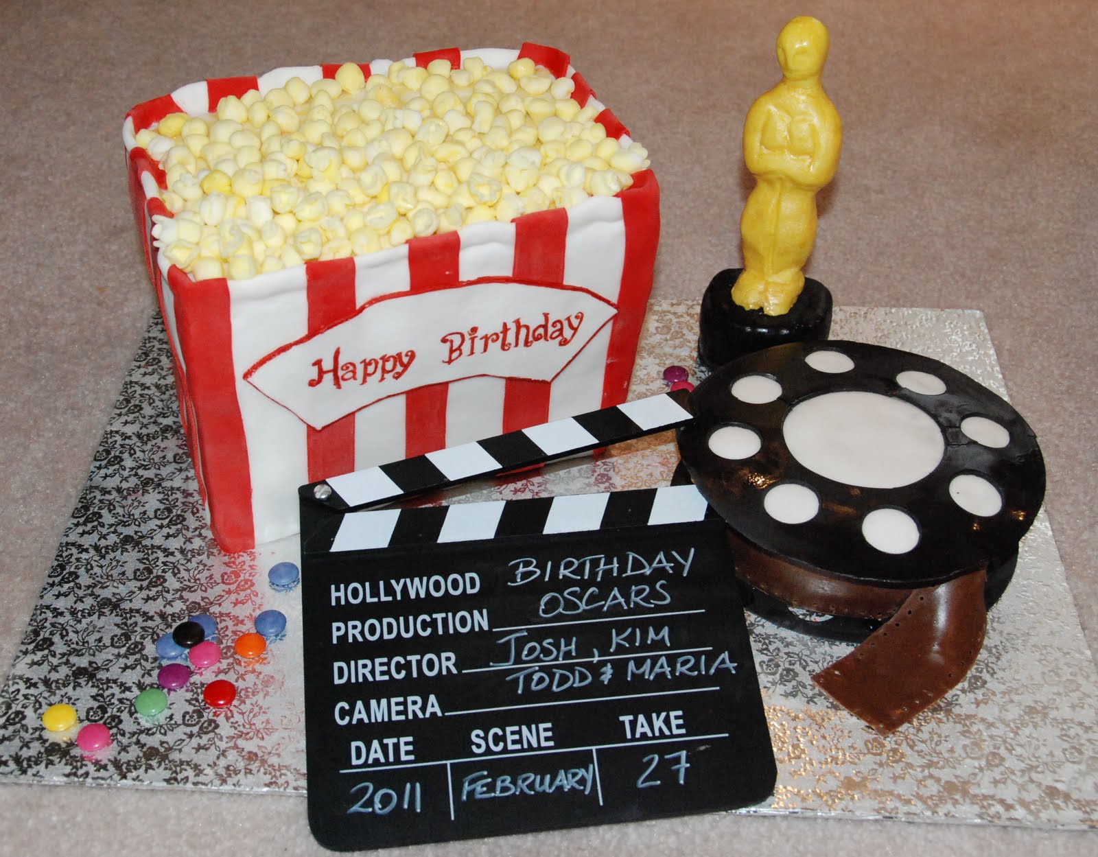 Movie Themed Birthday Party Cake