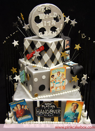 9 Photos of Movie Ticket Themed Birthday Cakes