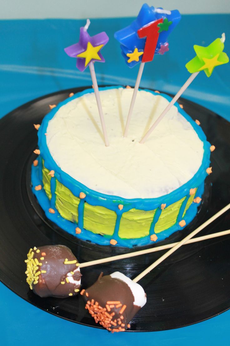 Music Themed Birthday Party Cake