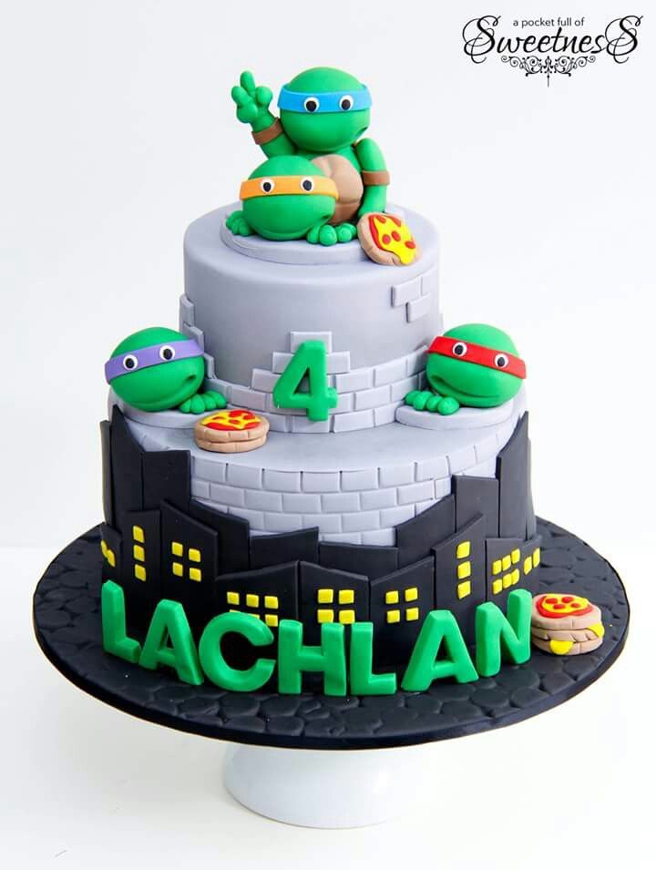 Ninja Turtle Birthday Cake