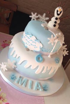 Olaf Frozen Cake