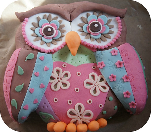 9 Photos of Owl Birthday Cake & Cupcakes