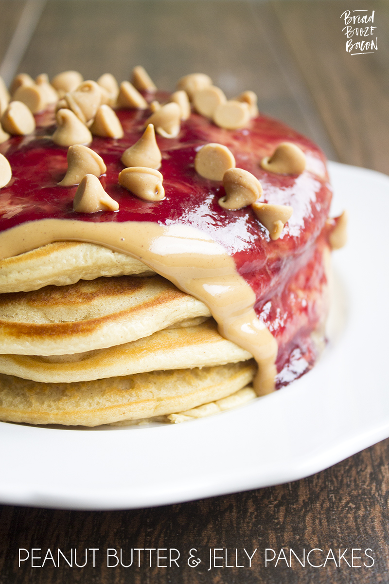 Peanut Butter & Jelly Pancakes