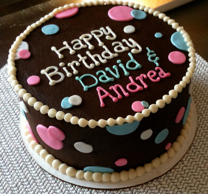 Personalized Birthday Cake