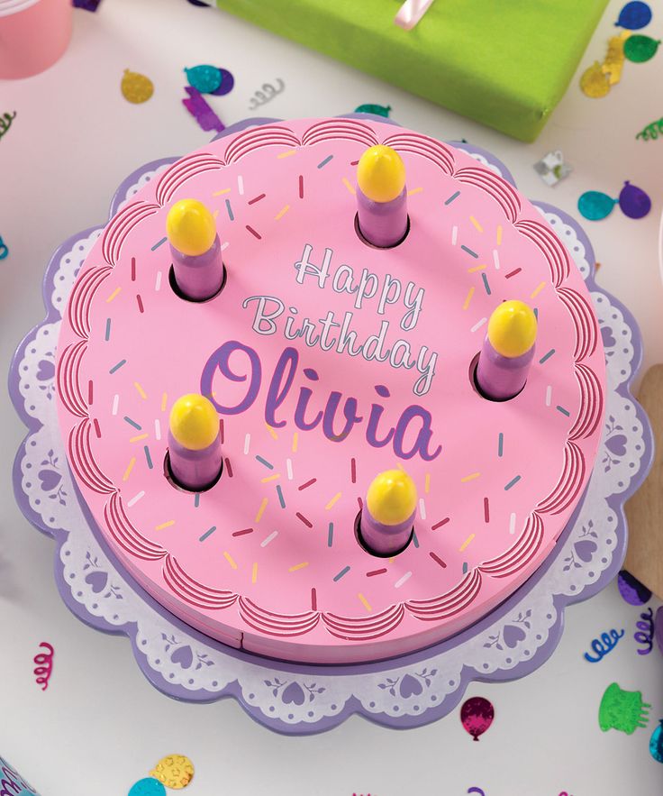 Personalized Birthday Cake