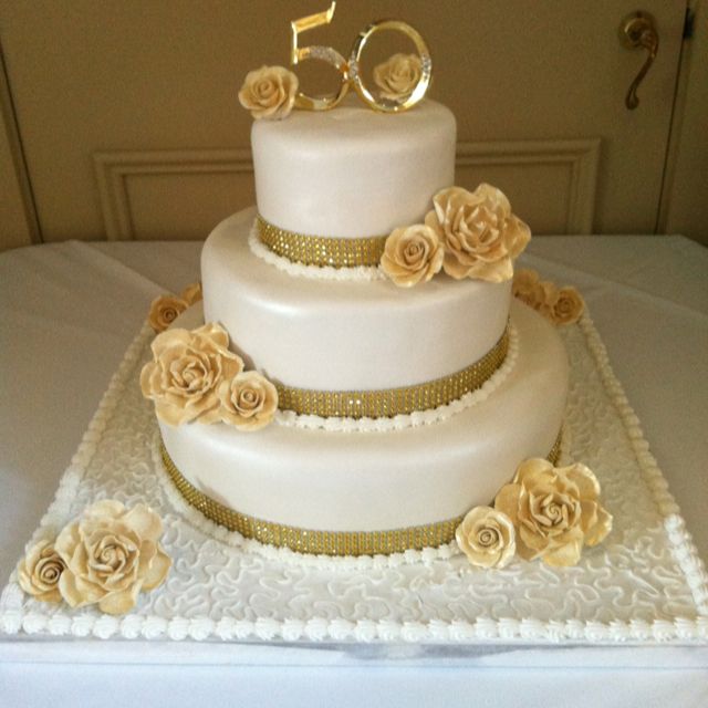 11 Photos of Fiftieth Wedding Anniversary Cakes