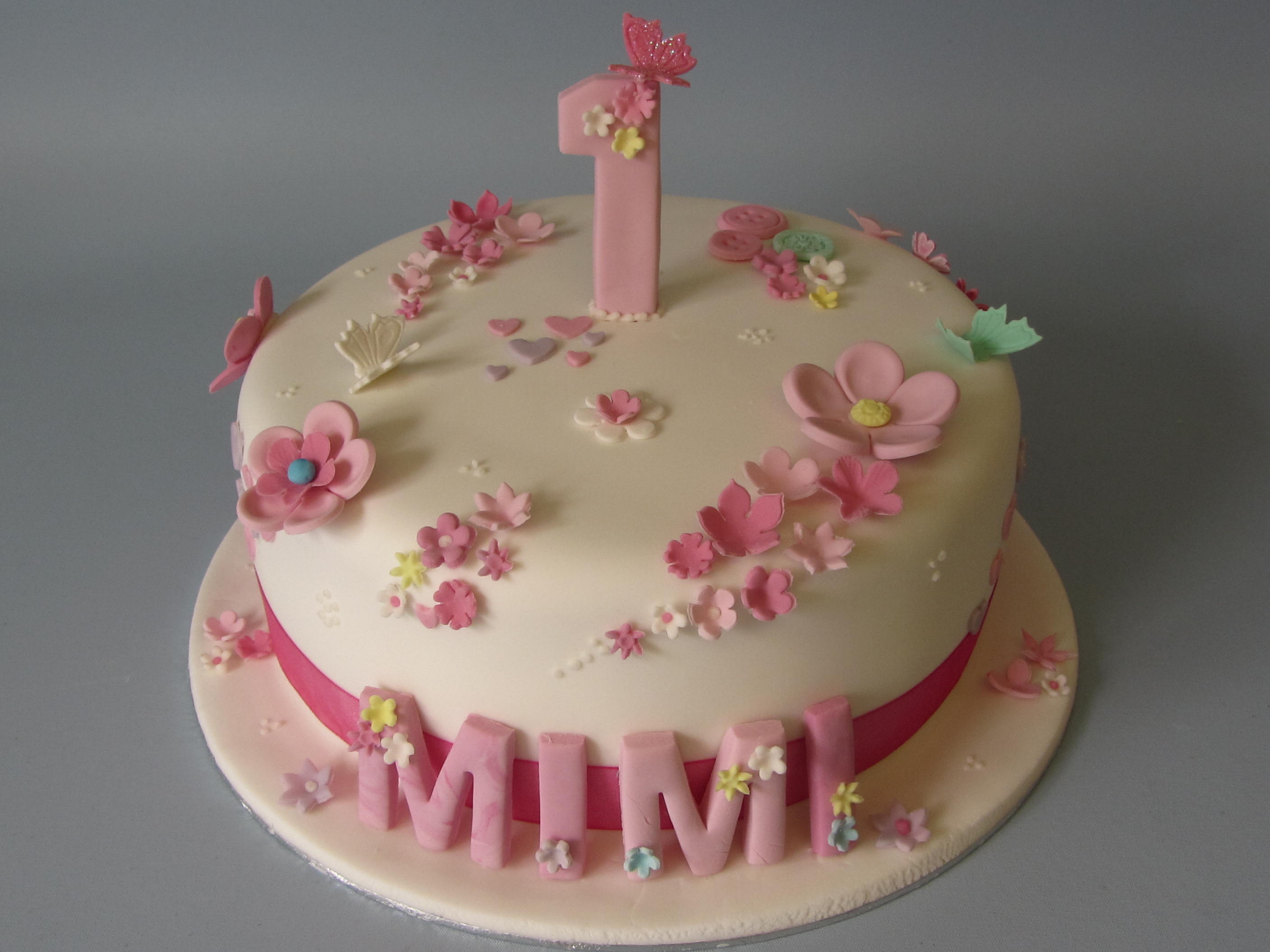 Pretty Birthday Cake