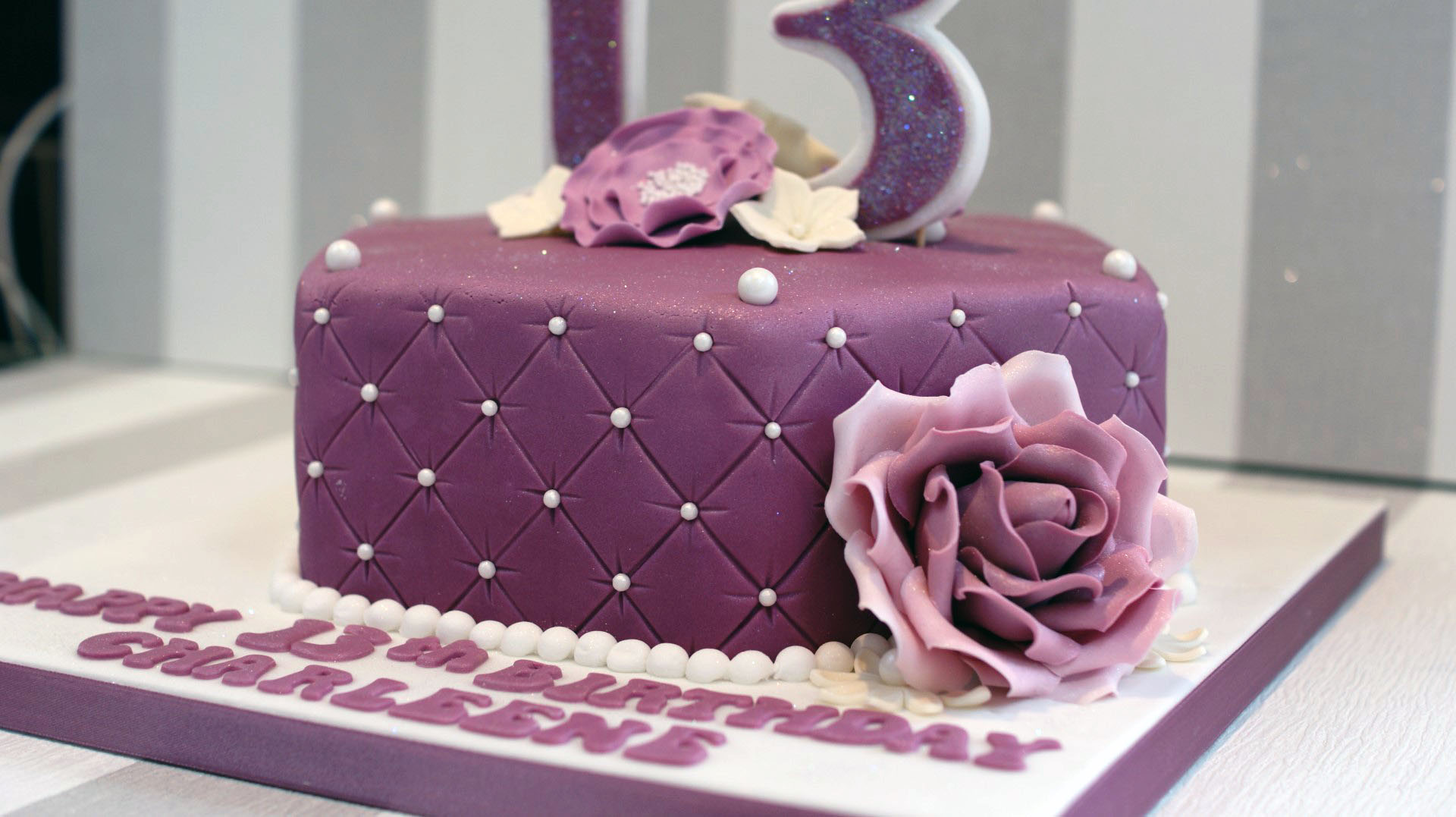 Pretty Birthday Cake