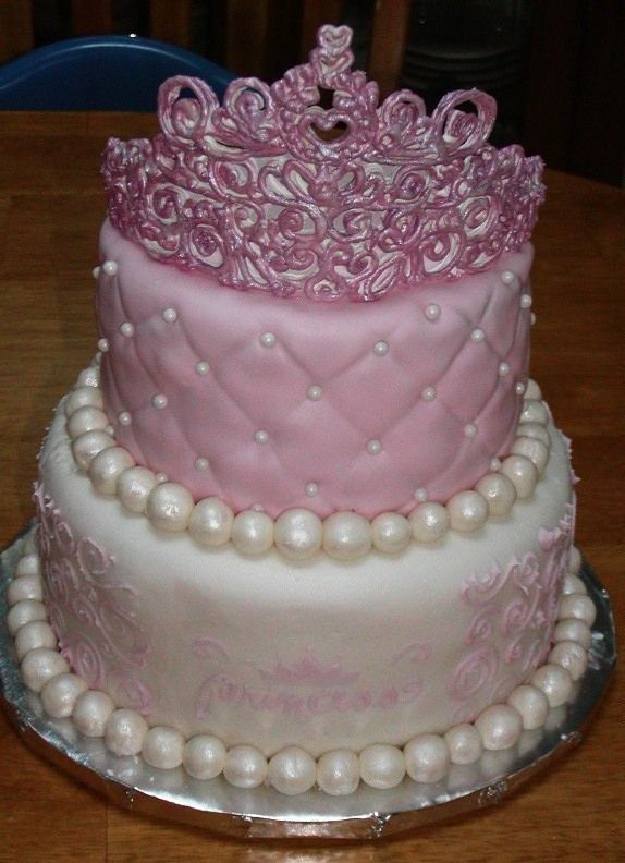 Princess 1st Birthday Cake