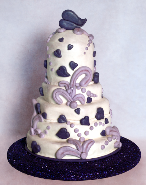 Purple Birthday Cake