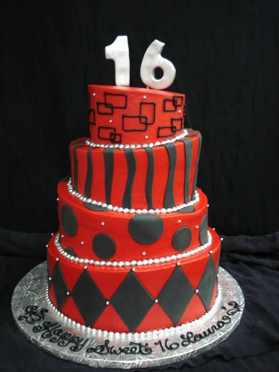 11 Photos of Best Layered Birthday Cakes For 16 Year Olds