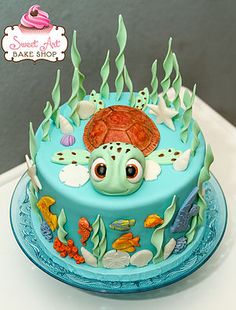 Sea Turtle Cake