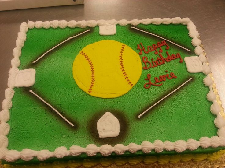 Softball Cake Ideas