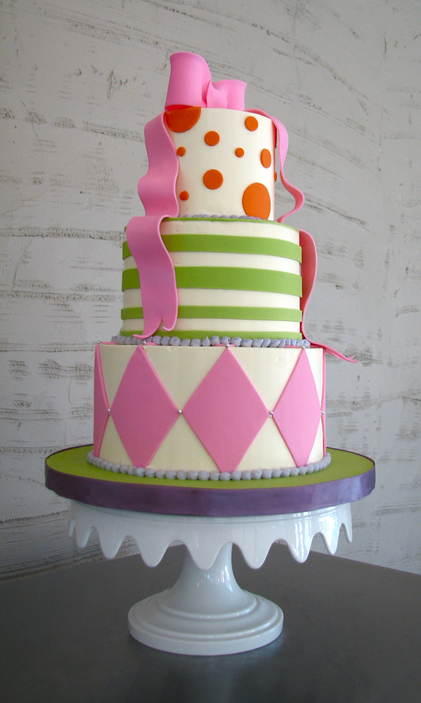 Sweet 16 Tiered Birthday Cake