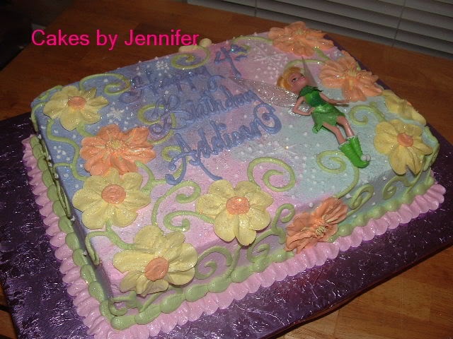 Tinkerbell Sheet Cake