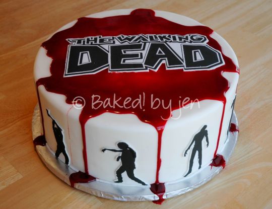 10 Photos of Walking Dead Themed Birthday Cakes